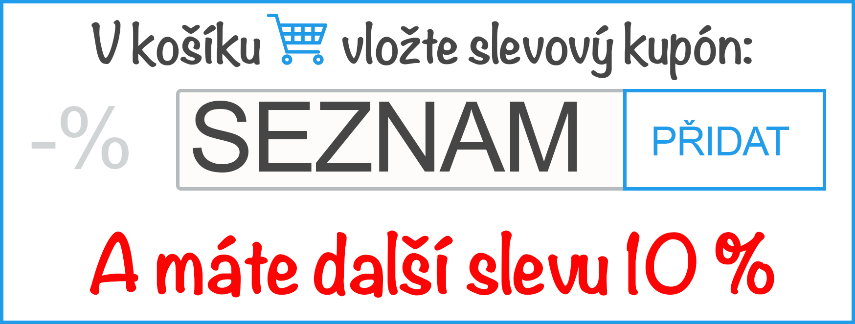 KUPON SEZNAM